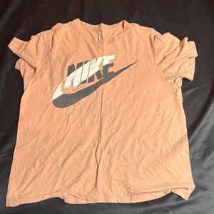 Nike Coral Tee with Bold Logo